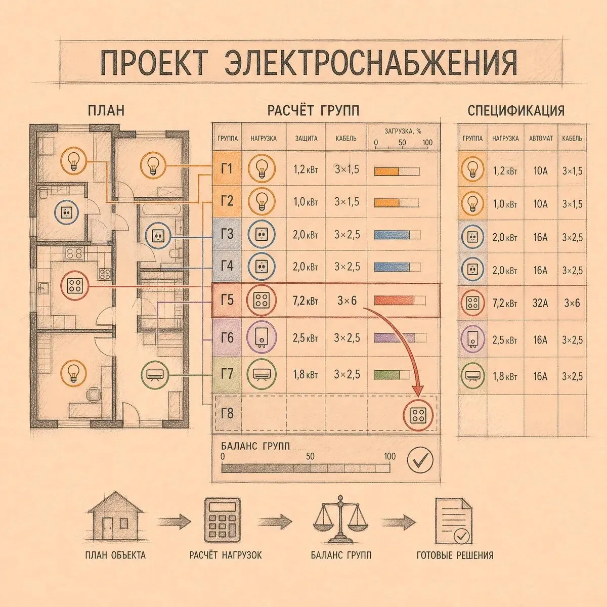 Сколько стоит проект электроснабжения?