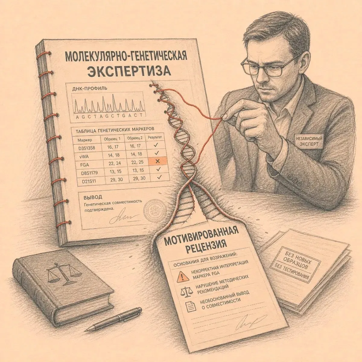 Как оспорить выводы генетической экспертизы в суде?