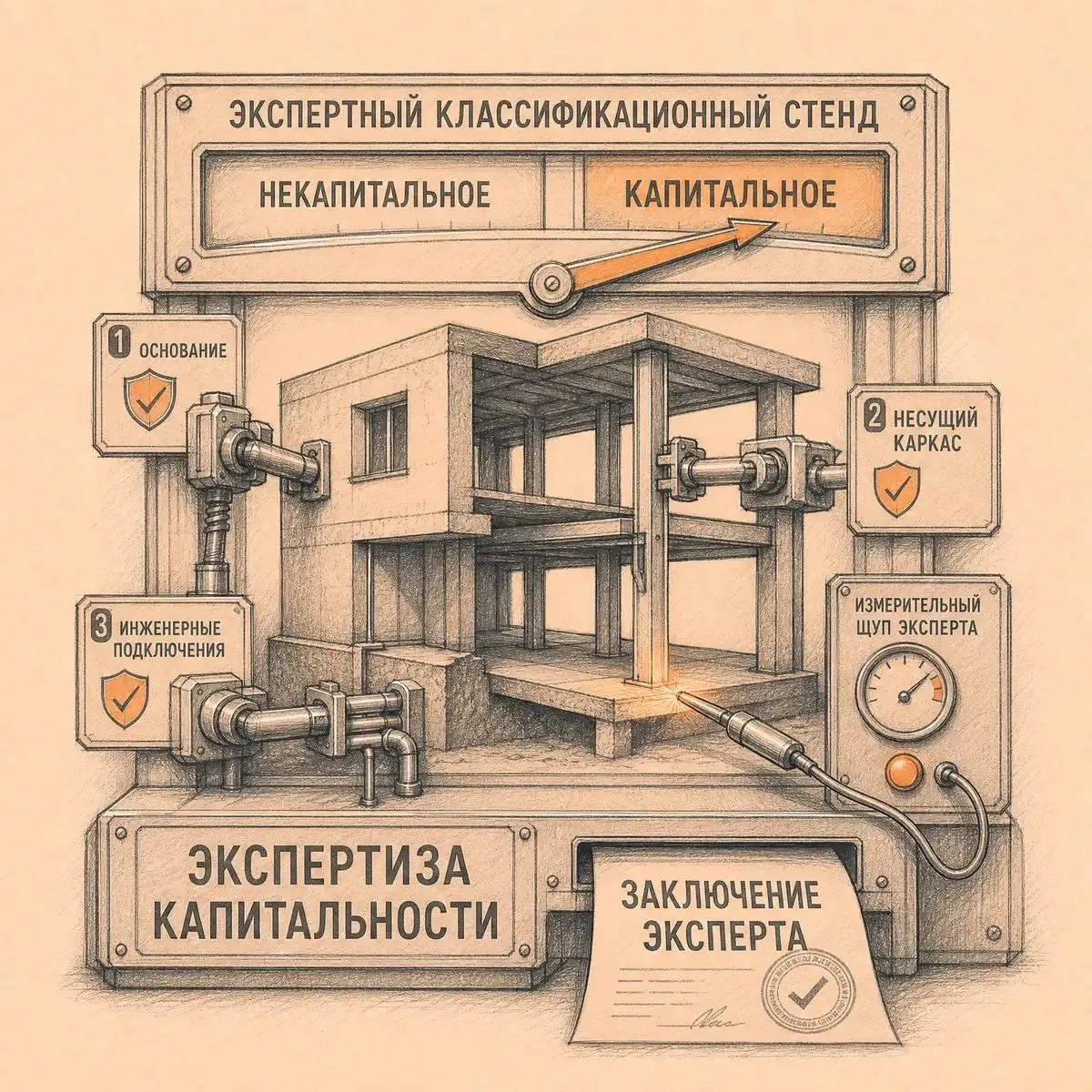 Что устанавливает экспертиза капитальности строения?